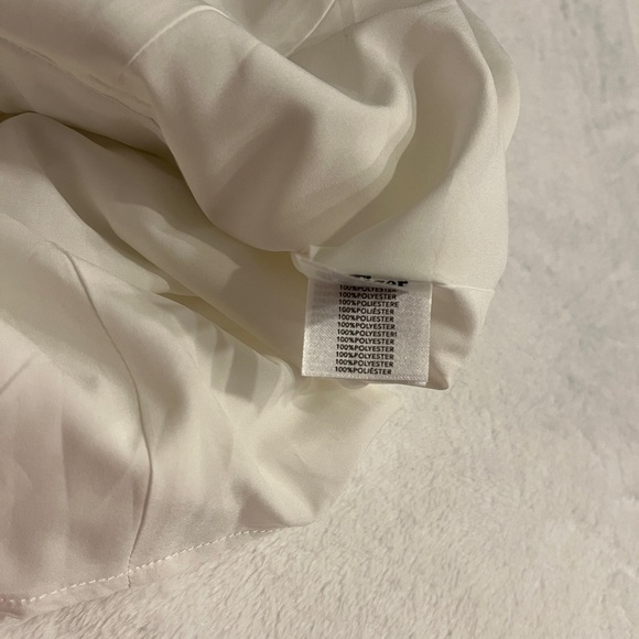 Tiger Mist White Wrap Mini Skirt - Picture 5 of 10